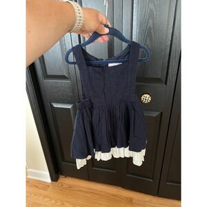SweetHoney linen‎ blue jumper girls size 4T